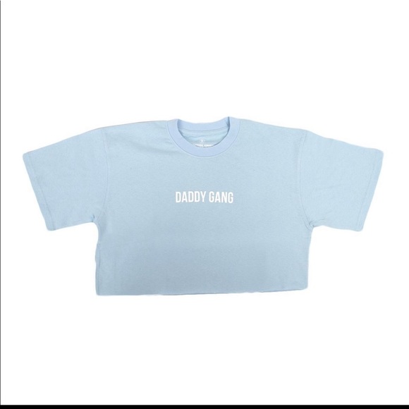 Daddy Gang Solid Cropped Tee | Call Her Daddy | CHD | Barstool Sports | NWT - Picture 1 of 2